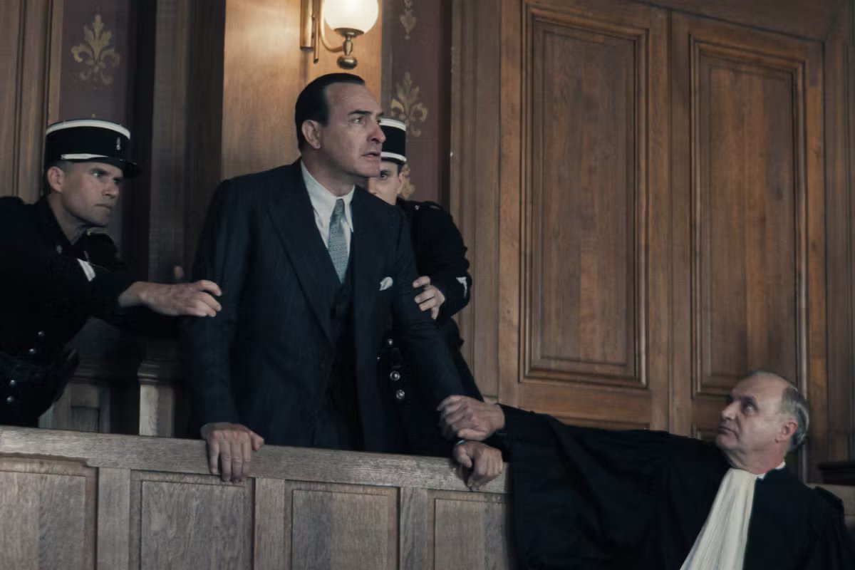 Jean Dujardin en patron de presse collabo.