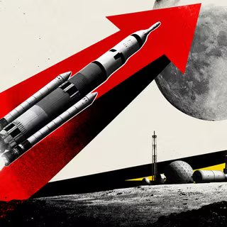 Base lunaire, vaisseau nucléaire, stations privées : la Nasa a envoyé un signal très fort. © XD