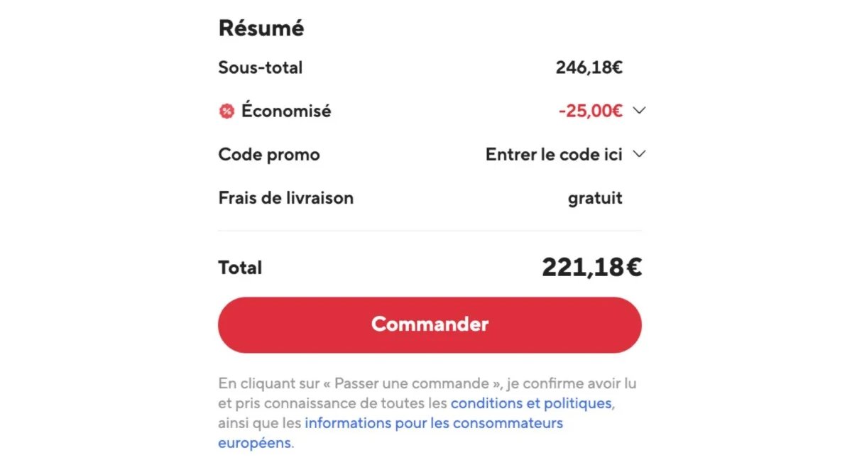 DJI aussi a son action cam POV : l’Osmo Nano, qui filme en 4K, est à prix cassé 1 Le prix réduit de la DJI Osmo Nano après application du co