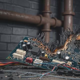 Le chatbot Grok a encore déraillé. © EB, image générée par IA Gemini