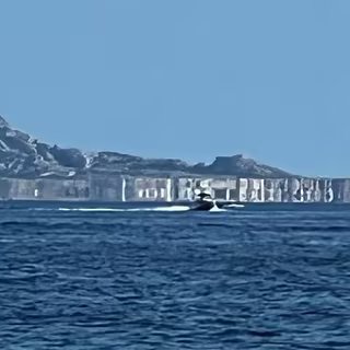 Des remparts sur l'eau à Marseille. © Christine Bernard