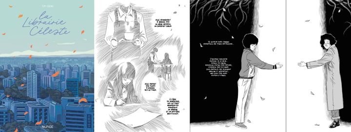 La librairie célestre (© Tim Cheng / Editions Nuage)