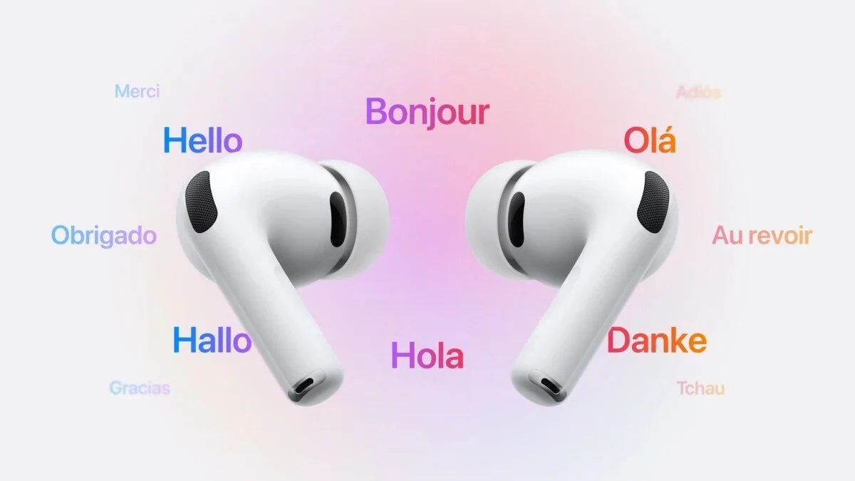 apple airpods pro 3 traduction temps reel