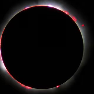 L'éclipse totale de soleil le 11 Août 1999 en France. © Luc Viatour - CC BY-SA 3.0