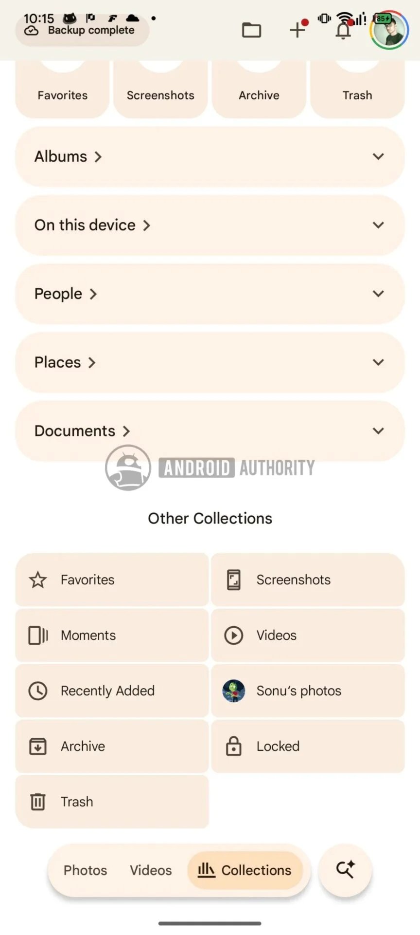 Google Photos Collections Nouvelle Interface Repliee