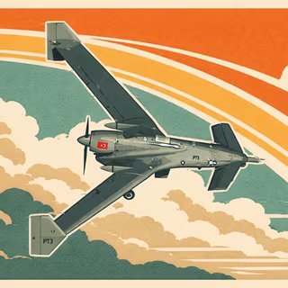 Plus gros, plus lourdement armé, de drone suicide K2 a l’avantage de pouvoir voler en essaims coordonnés de façon autonome. © Baykar modifié par IA