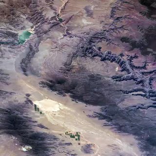 Le Grand Canyon vu de l'espace