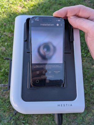 Vaonis Hestia - test - 3 Le cercle vert qui sert de repère