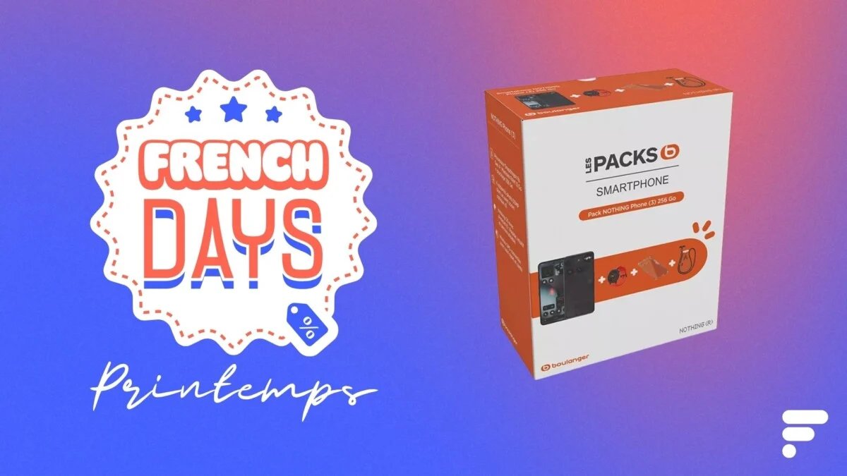 pack nothing phone 3 french days printemps 2026