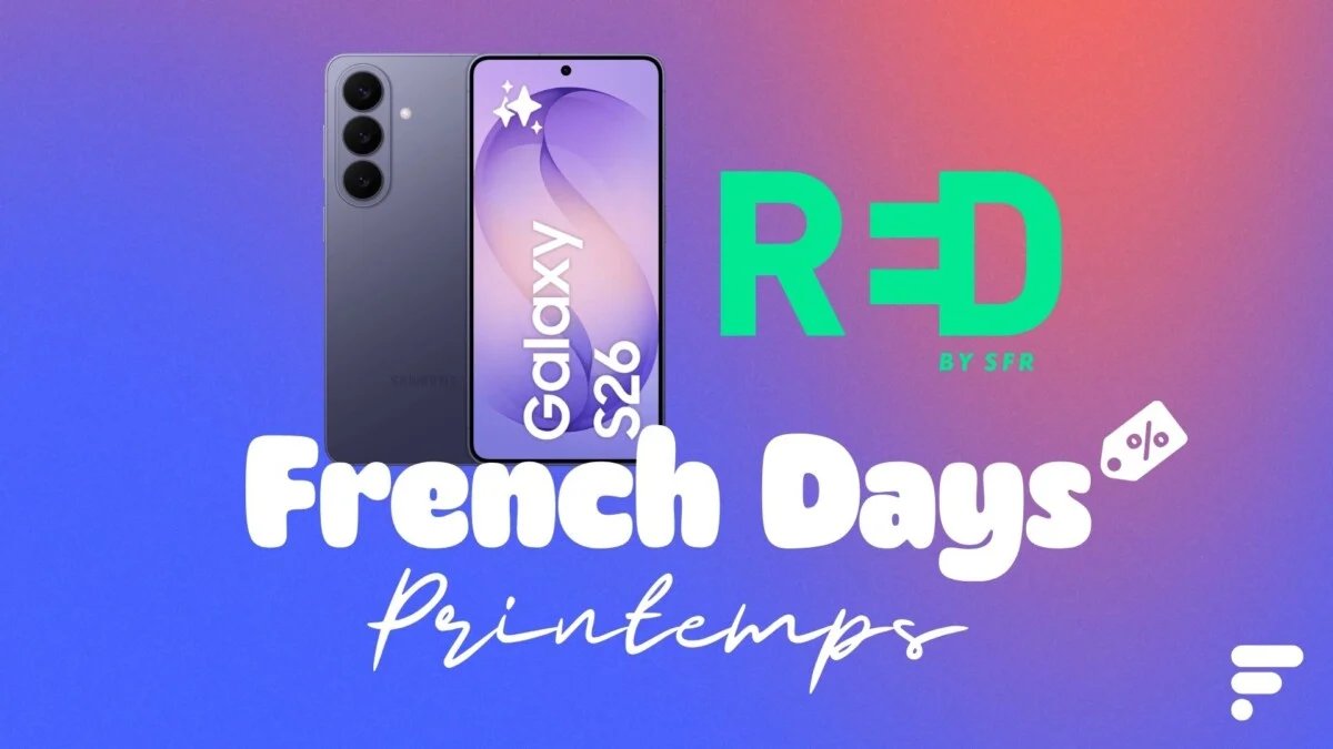 samsung galaxy s26 red by sfr french days printemps 2026
