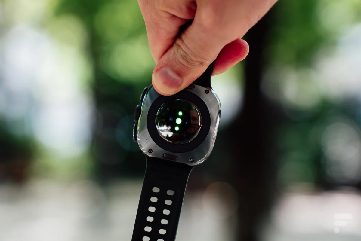 Le capteur cardio de la Samsung Galaxy Watch Ultra 2