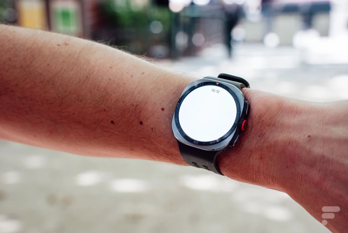 L'écran de la Samsung Galaxy Watch Ultra 2