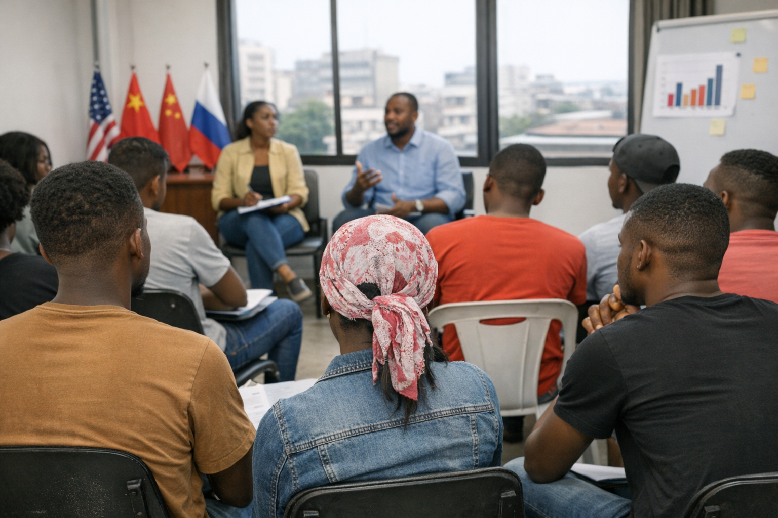 La jeunesse africaine redéfinit les priorités : influence, développement et démocratie La jeunesse africaine redéfinit les priorités : influence, développement et démocratie