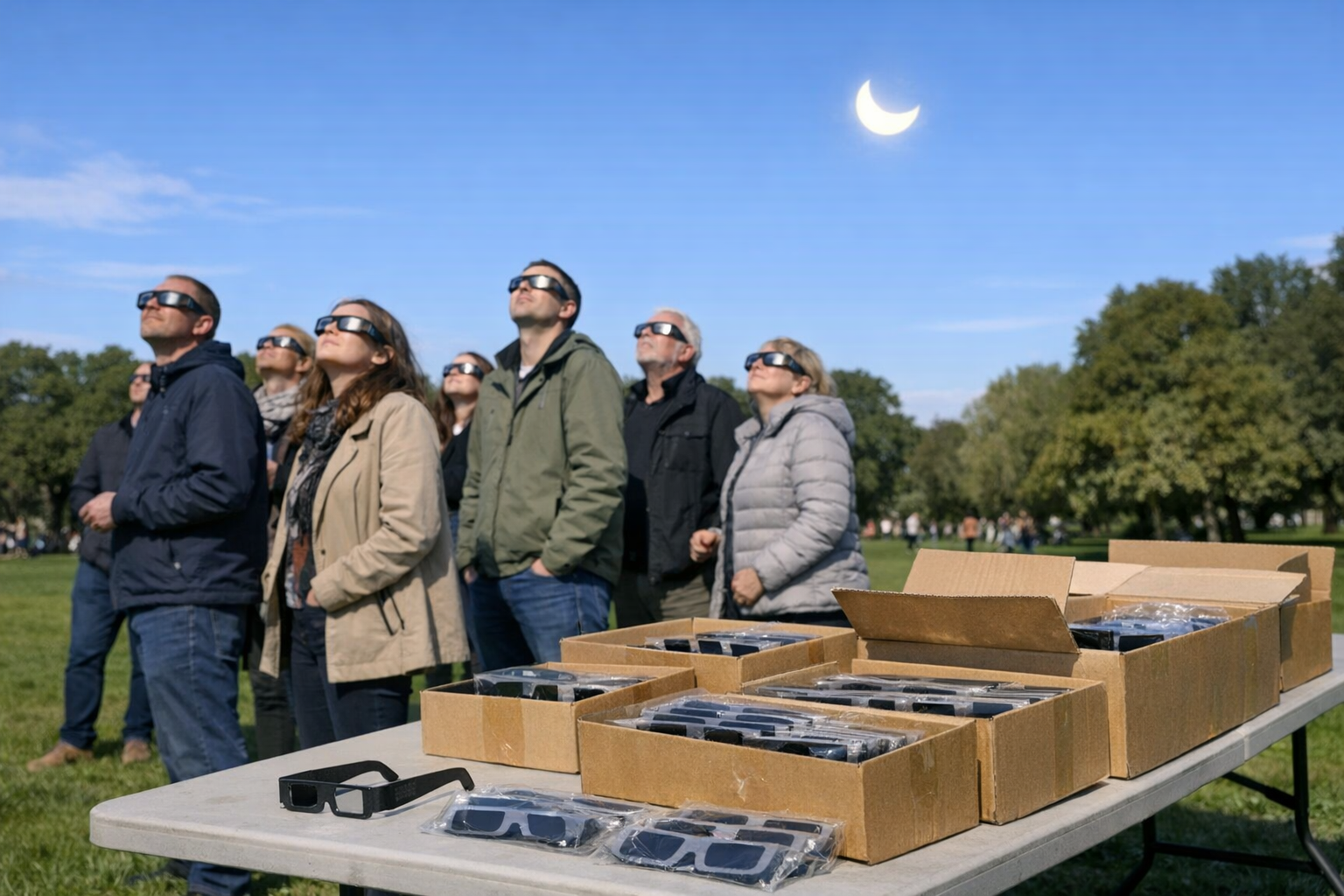 Éclipse solaire du 12 août : observer en sécurité Éclipse solaire du 12 août : observer en sécurité
