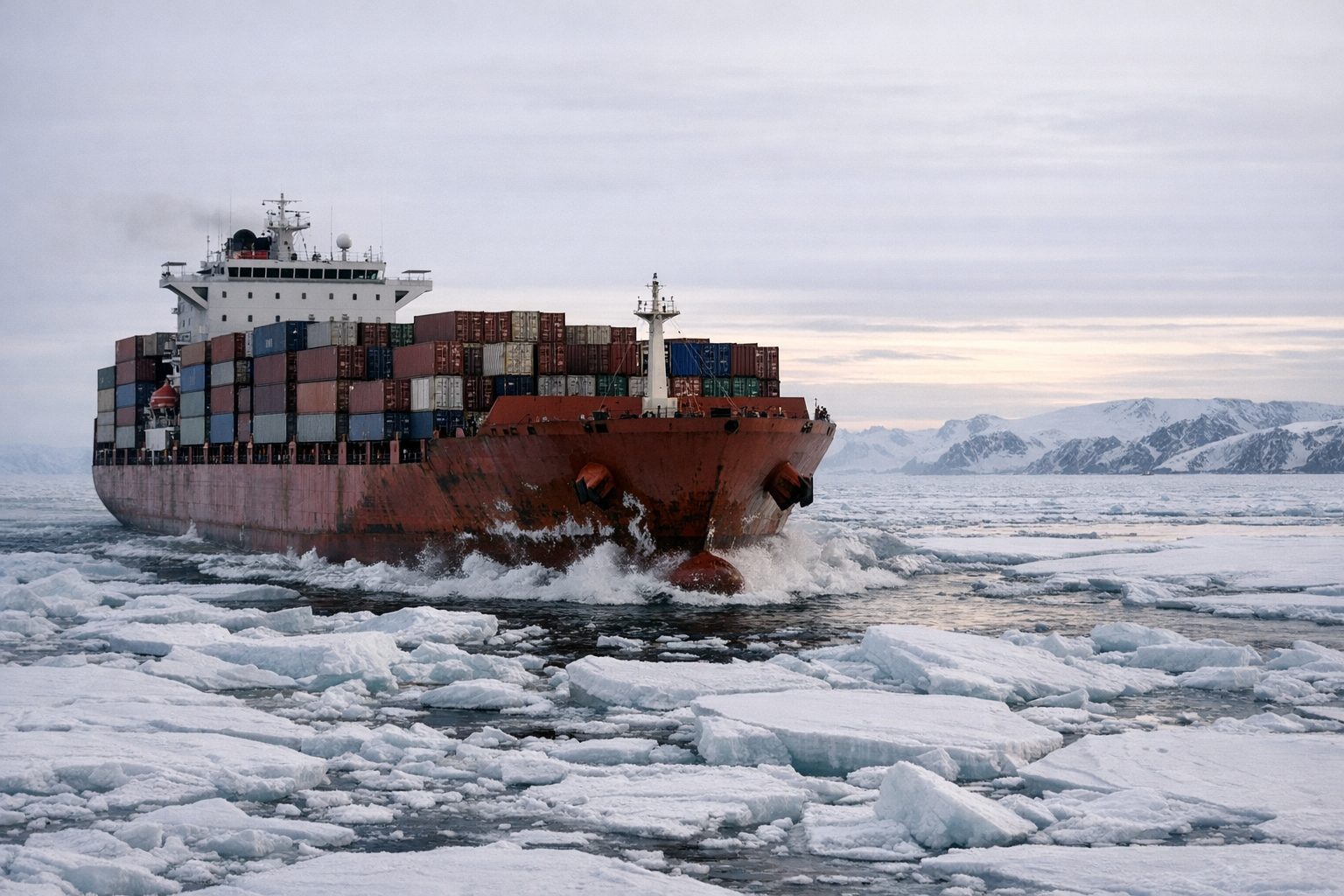 Un porte-conteneurs chinois inaugure une liaison Europe–Arctique: enjeux et perspectives