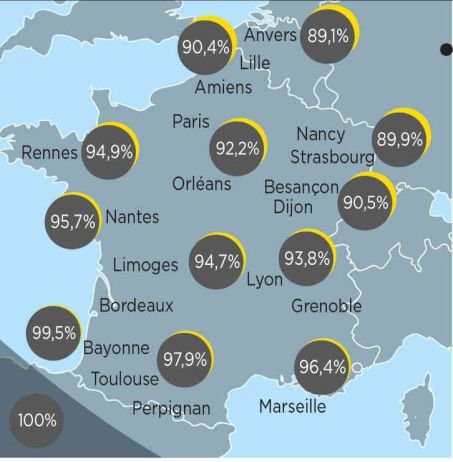 Même si le phénomène n\'est pas aussi saisissant qu\'en Espagne, voir le Soleil réduit à un fin croissant ne manquera pas de charme.
            L\'éclipse débutera vers 19 h 30, selon les régions, culminera environ 1 heure plus tard et s\'achèvera peu après 21 h 10. En certains endroits, le Soleil se couchera encore éclipsé. Les lunettes seront indispensables pendant tout l\'événement.
