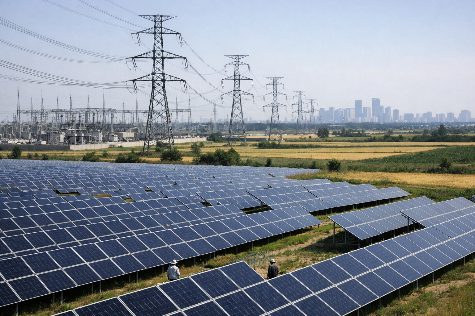 La Chine transforme son modèle énergétique grâce à l'électricité et au solaire