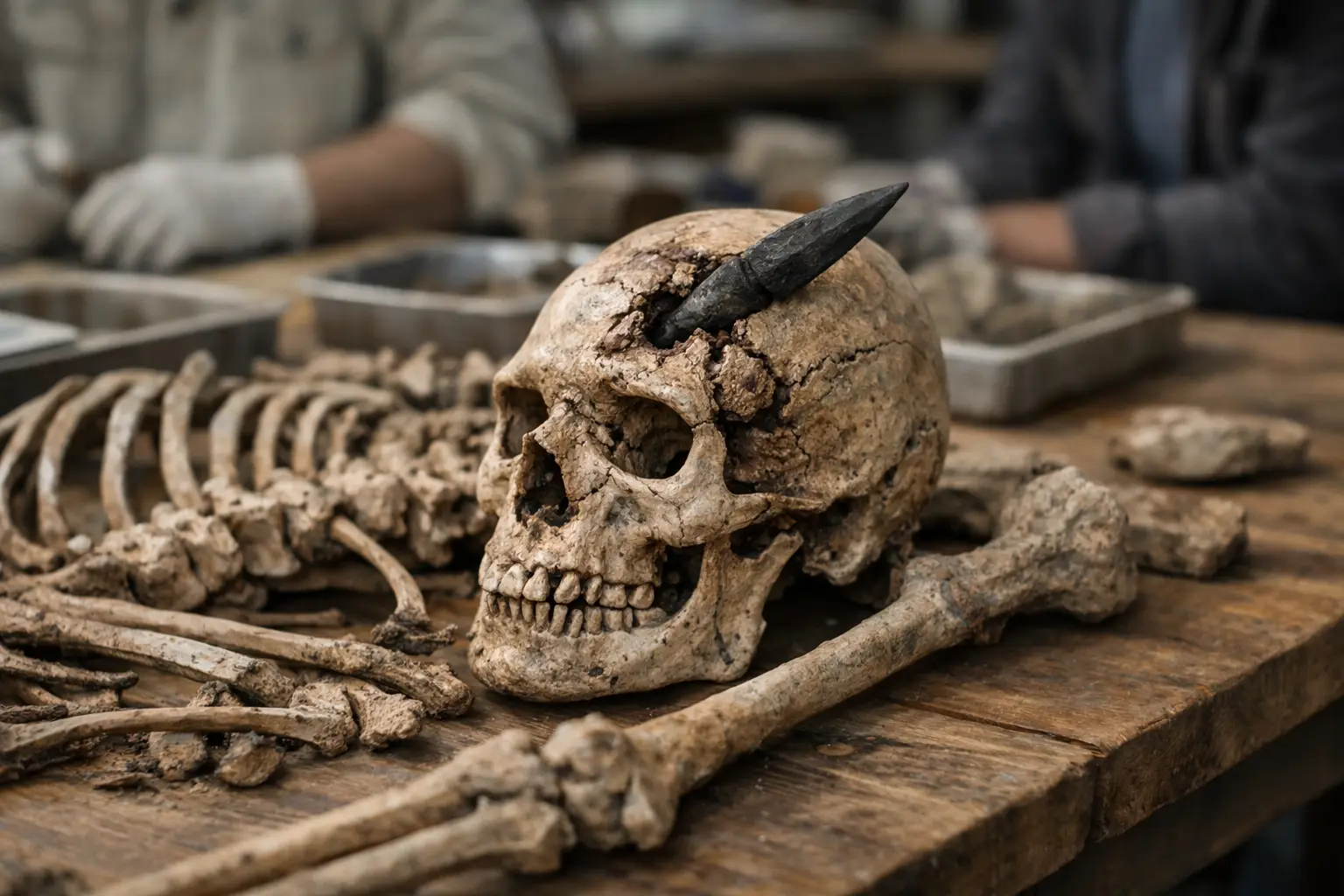 Visé au visage : une mort violente révélée chez un Néandertalien de Shanidar