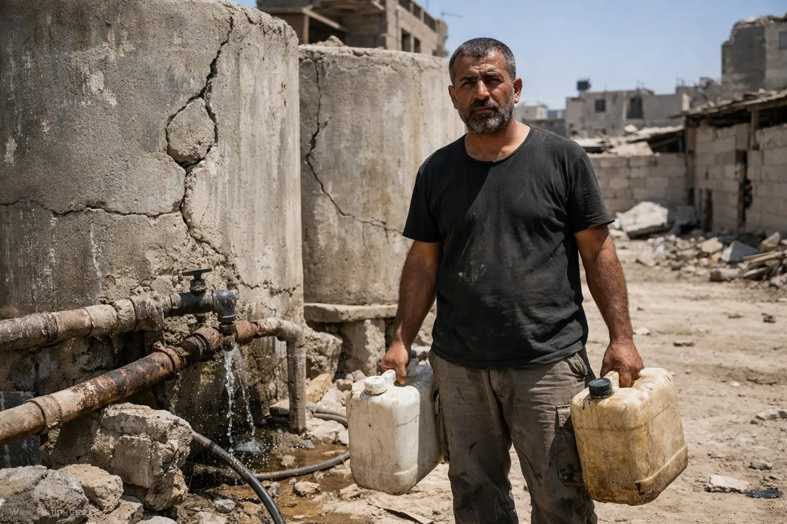 Gaza : une pénurie d'eau chronique après trois ans de conflit