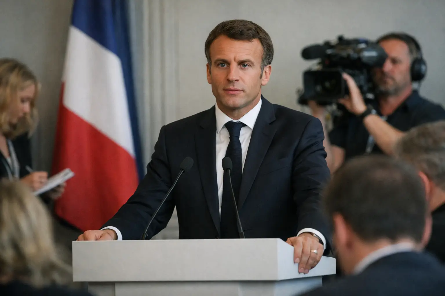 Macron promet fermeté et concertation après les violences du 17 octobre